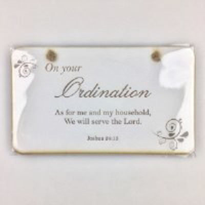 Picture of Oblong Plaque: Ordination