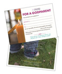 Picture of Godparent Certificate for Baptism (Pack of 20)