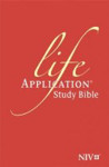 Picture of NIV Life Application Black Lether New Edition