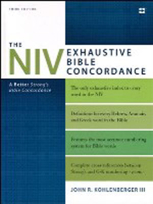 Picture of The NIV Exhaustive Bible Concordance