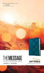Picture of The Message Deluxe Bible (Denim Leather look)