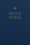 Picture of ESV Pew Bible Large Print Edition (Hardback, Blue)