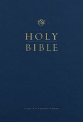 Picture of ESV Pew Bible Large Print Edition (Hardback, Blue)