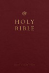 Picture of ESV Pew Bible Large Print Edition (Hardback, Burgundy)