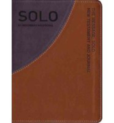 Picture of The Message: Solo New Teestament & Journal Tan/Grey