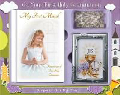 Picture of On Your First Holy Communion Gift Set (Girl)