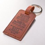 Picture of Keyring: Luxury Leather  Jeremiah Ch..29:11