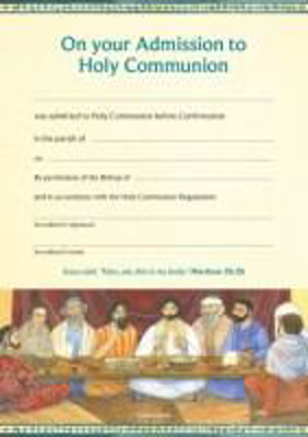 Picture of Certificate of Admission to Holy Communion pack of 10