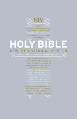 Picture of NIV Bible with cross reference & concordance