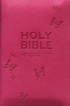Picture of NIV Tiny Pink soft tone Bible with zip