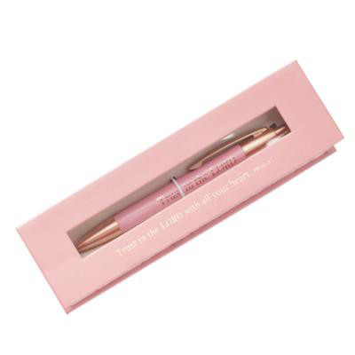 Picture of Pen & Case Set: Trust in the Lord (Pink design)