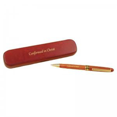 Picture of Confirmation Wooden Pen in Gift Box
