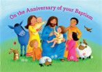 Picture of On the Anniversary of your Baptism pack 10 cards