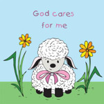 Picture of Wall Art small square: God cares for me