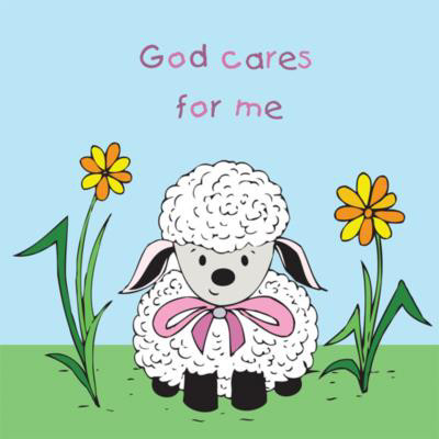 Picture of Wall Art small square: God cares for me
