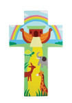 Picture of Wooden Cross: Rainbow/Noah's Ark