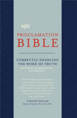 Picture of NIV Proclamation Bible