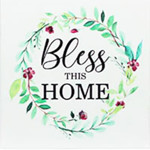 Picture of Wall Plaque: Bless This Home
