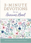 Picture of 3 minute devotions for a anxious heart