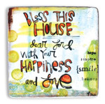 Picture of Art Metal Plaque:Bless This House