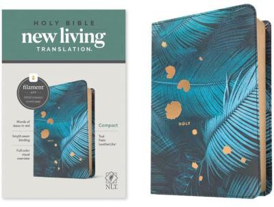 Picture of NLT Bible Teal Palm
