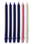 Picture of Advent Candle Set 12"x1" Fluted PPW