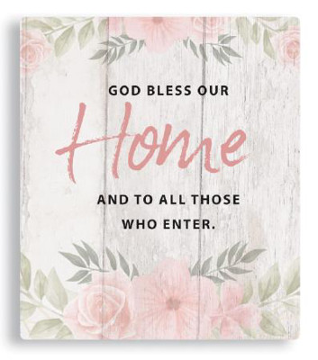 Picture of Message Plaque:God Bless Our Home