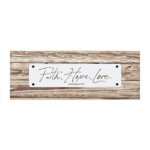 Picture of Tabletop Plaque:Faith,Hope,Love