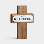 Picture of Wooden Cross Grateful