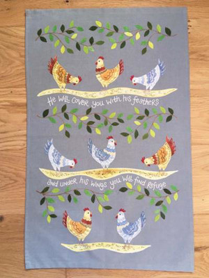 Picture of Tea Towel: Hannah Dunnett Chickens