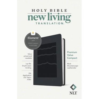 Picture of NLT Premium Value Compact Bible Black