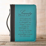 Picture of Bible Case:Serenity Prayer Teal (Medium)