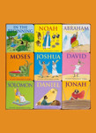 Picture of Old Testament Stories board books in a tray