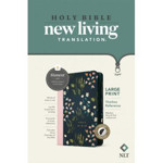 Picture of NLT Large Print Bible: Thinline reference with zip