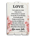 Picture of Wooden Plaque: Love