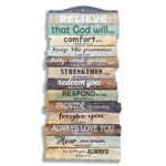Picture of Stacked Plaque Large: Believe That God...