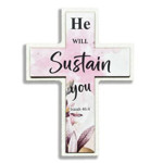 Picture of Cross Plaque:He will sustain you