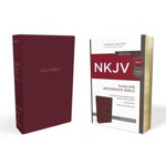 Picture of NKJV Bible: Thinline Ref Red Letter Burg